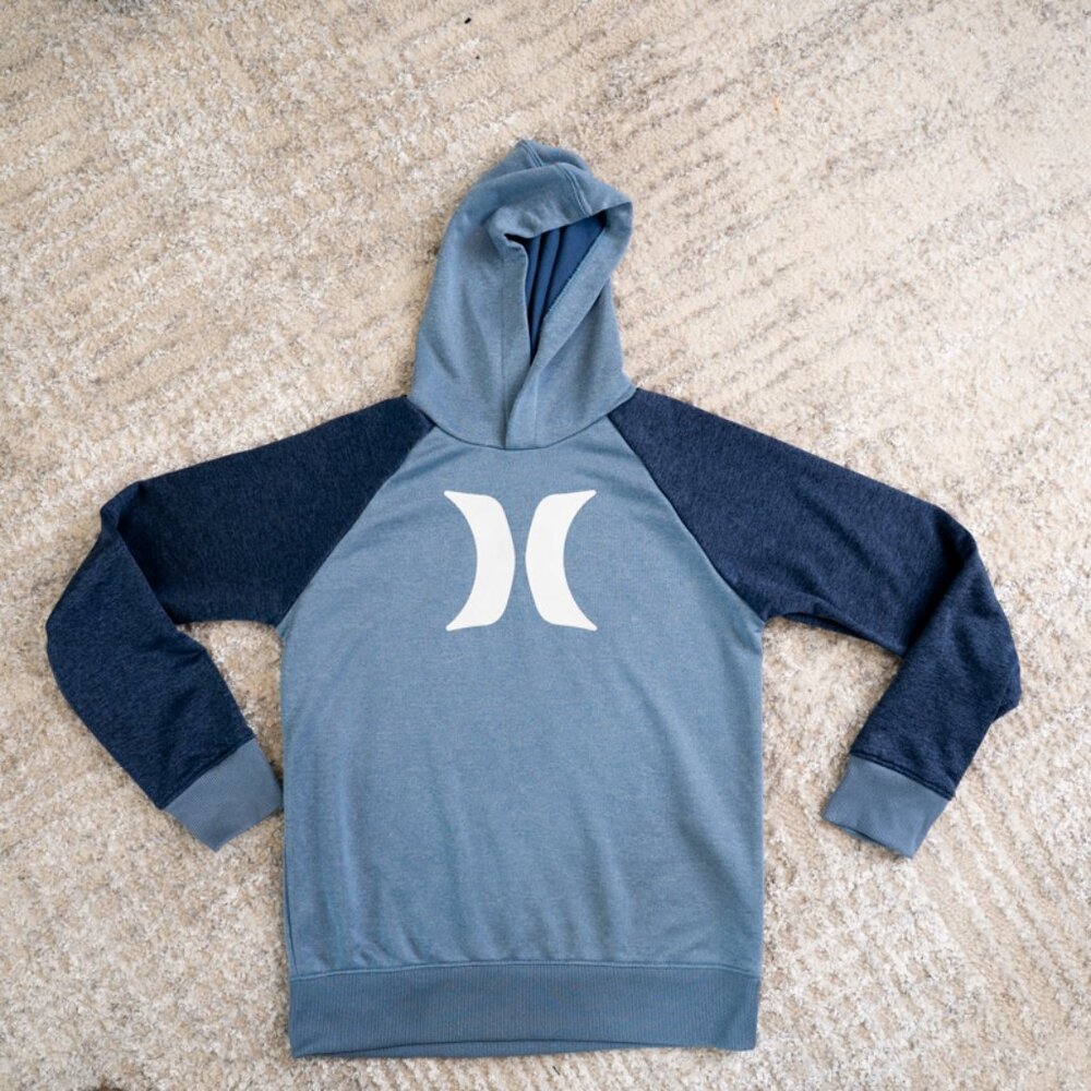 Hurley Sweatshirt Hoodie Surfer H20-Dri Beach Unisex Sz L